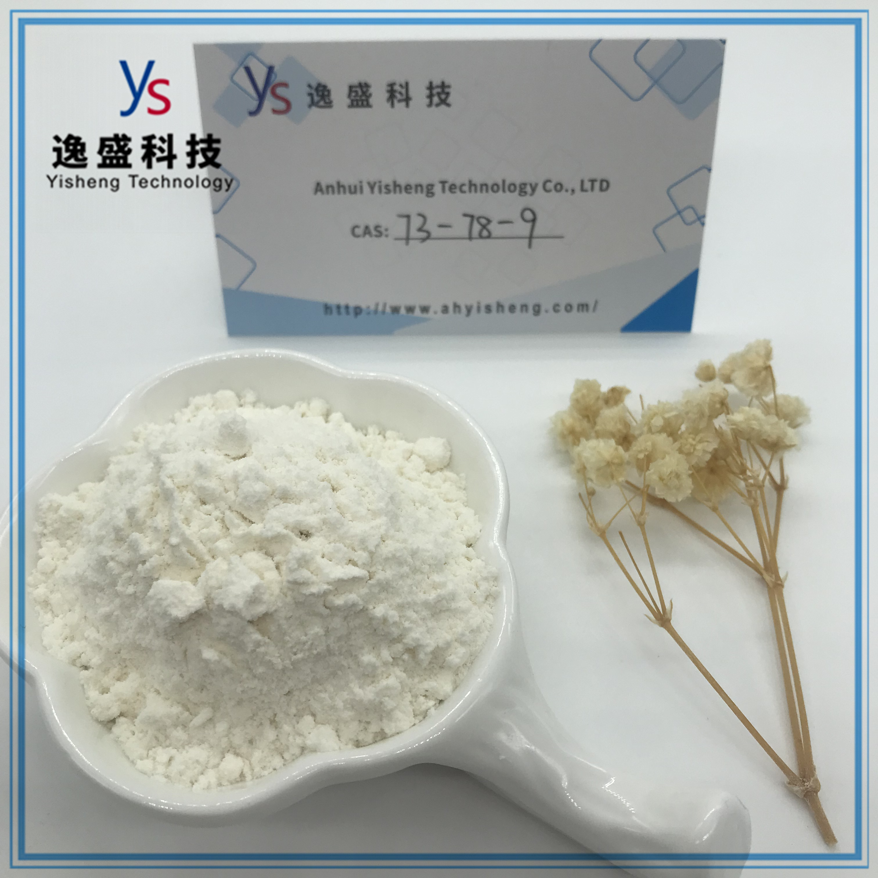 CAS 73-78-9 Clorhidrato de lidocaína Polvo de calidad superior 